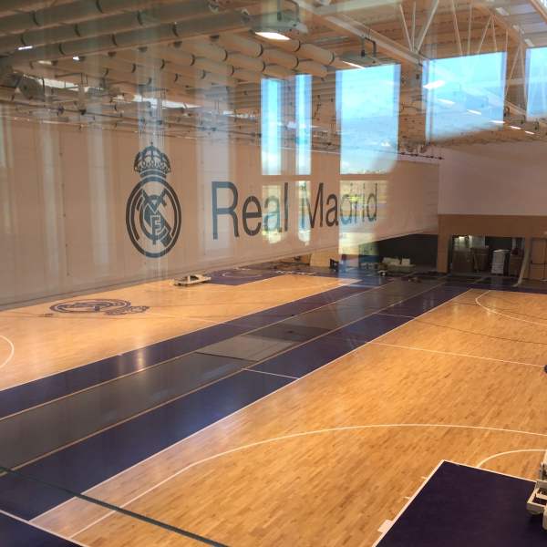 Instalación de red de BIEs y sistemas de detección de incendios en Pabellón de baloncesto del Real Madrid